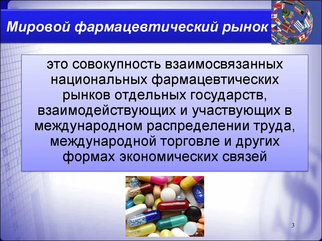 Мировой фармацевтический рынок