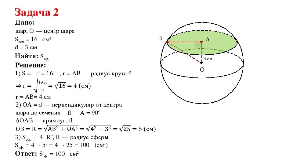 На каком расстоянии шар. Сфера площадь поверхности сферы. Формула площади сферы 11 класс. Формула для вычисления поверхности сферы. Вычисление площади поверхности сферы.