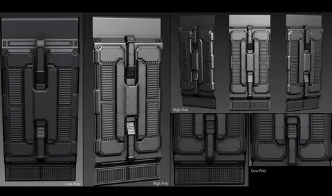 High poly project