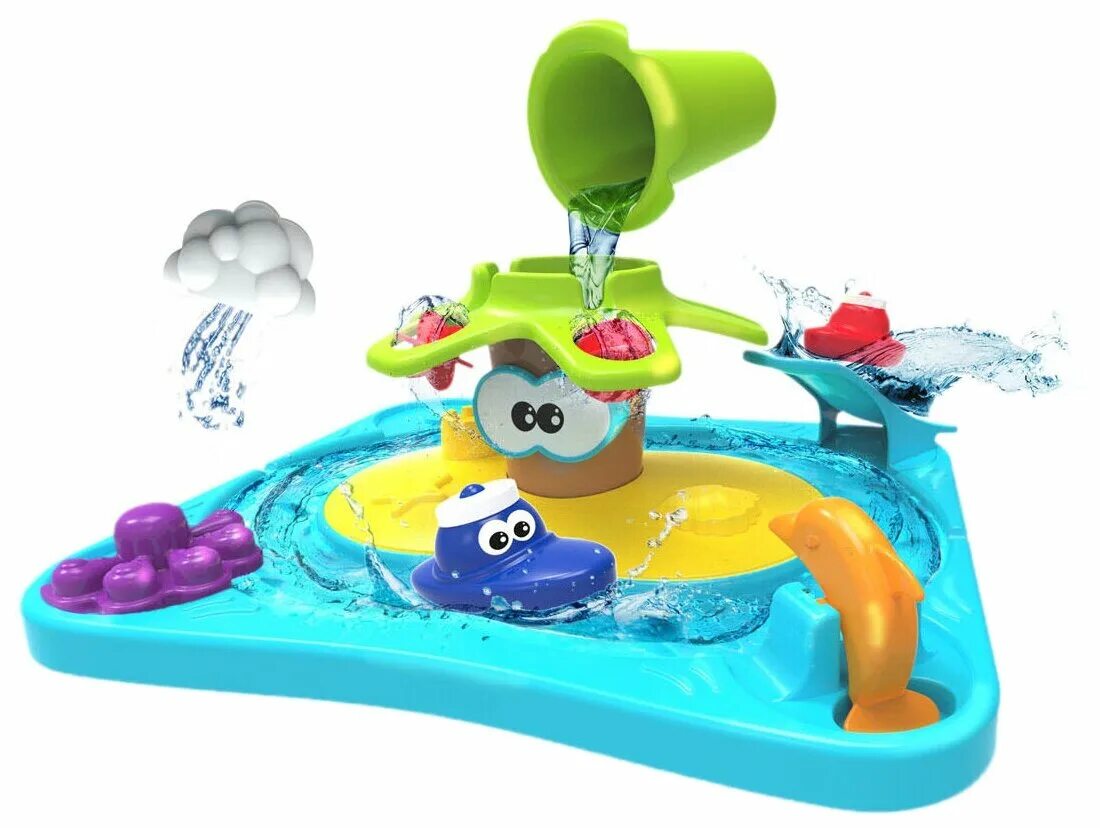 Купить игрушки для ванной. Набор для ванной 1 Toy островок приключений. Игровой набор Kidz Delight. Игрушки для ванной для детей. Игрушка для ванной островок.