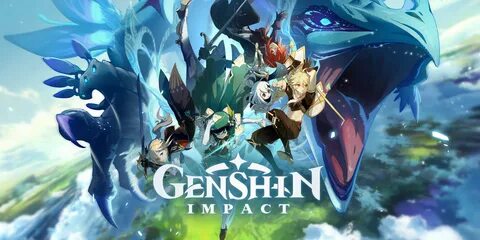 Постер в стиле поп-игры Genshin Impact настенный постер аниме пейзаж ZhongL...