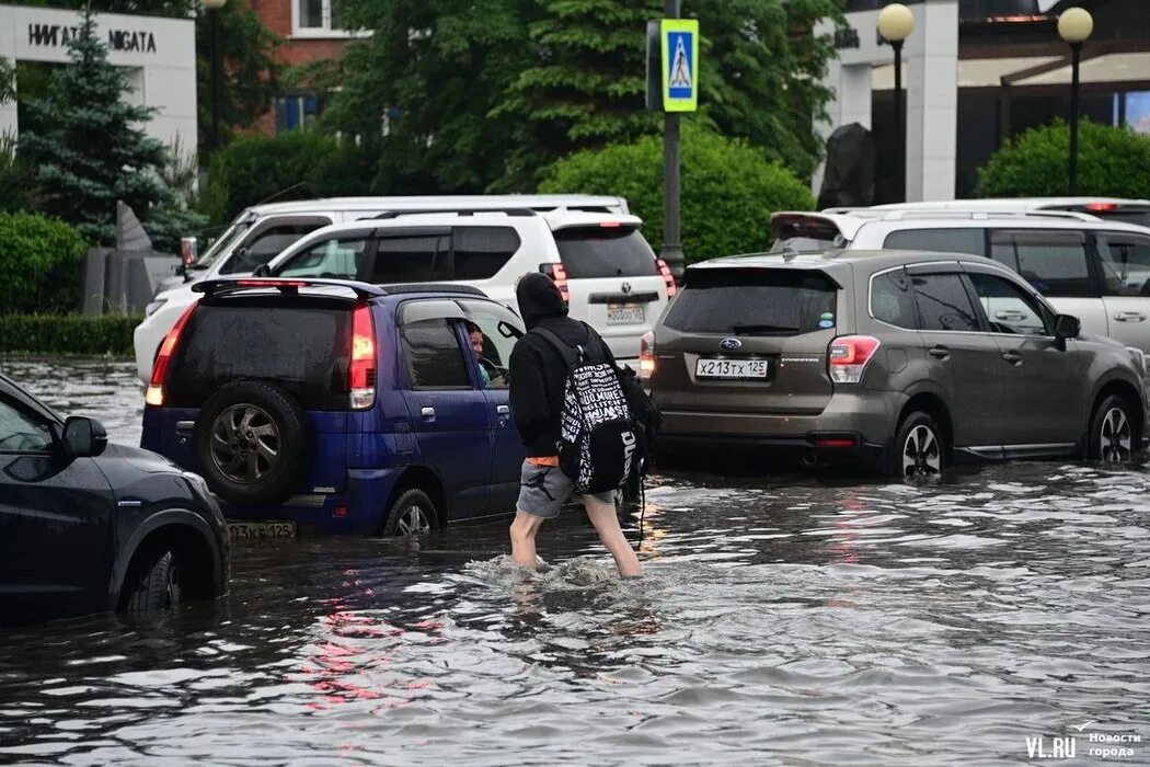 За сутки во Владивостоке выпало больше месячной нормы осадков :: Новости :: ТВ Ц