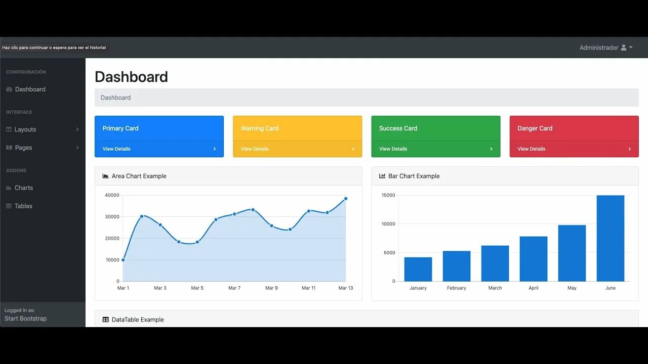 Dashboard django