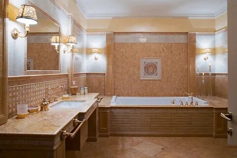 Классические интерьеры ванной