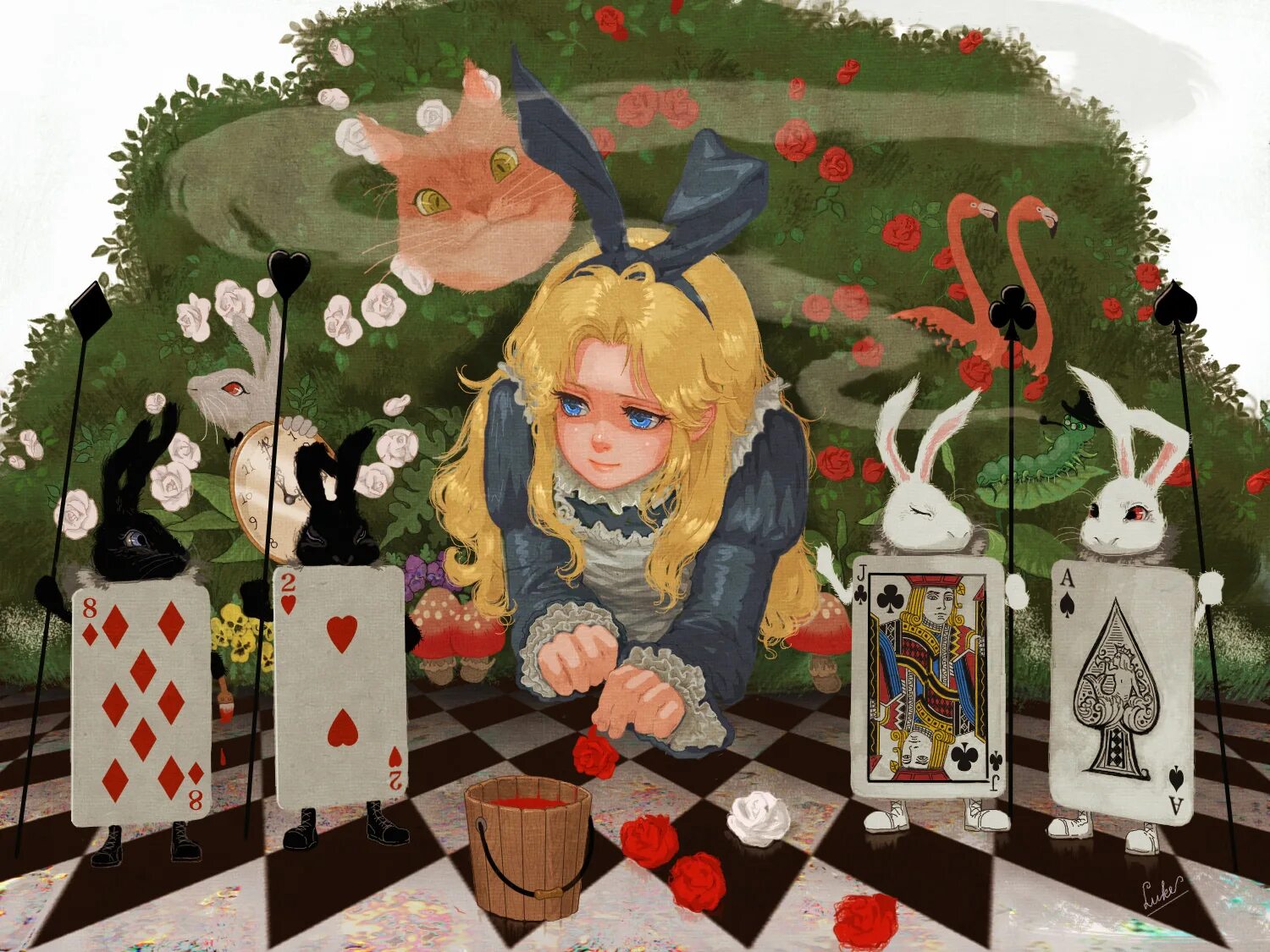 Алиса в стране чудес 1 сказка. Алиса в стране чудес (ил. Г. Хильдебрандта). «Алиса в стране чудес» (1864). Алиса Вондерленд. Алиса в стране чудес персонажи иллюстрации.
