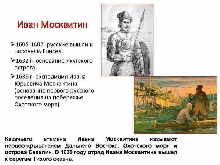 Ивана москвитина. Иван Москвитин 1639. Иван Москвитин Экспедиция.