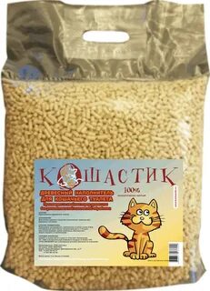 Древесный наполнитель для кошачьего