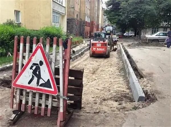 Тротуары Калининграда.