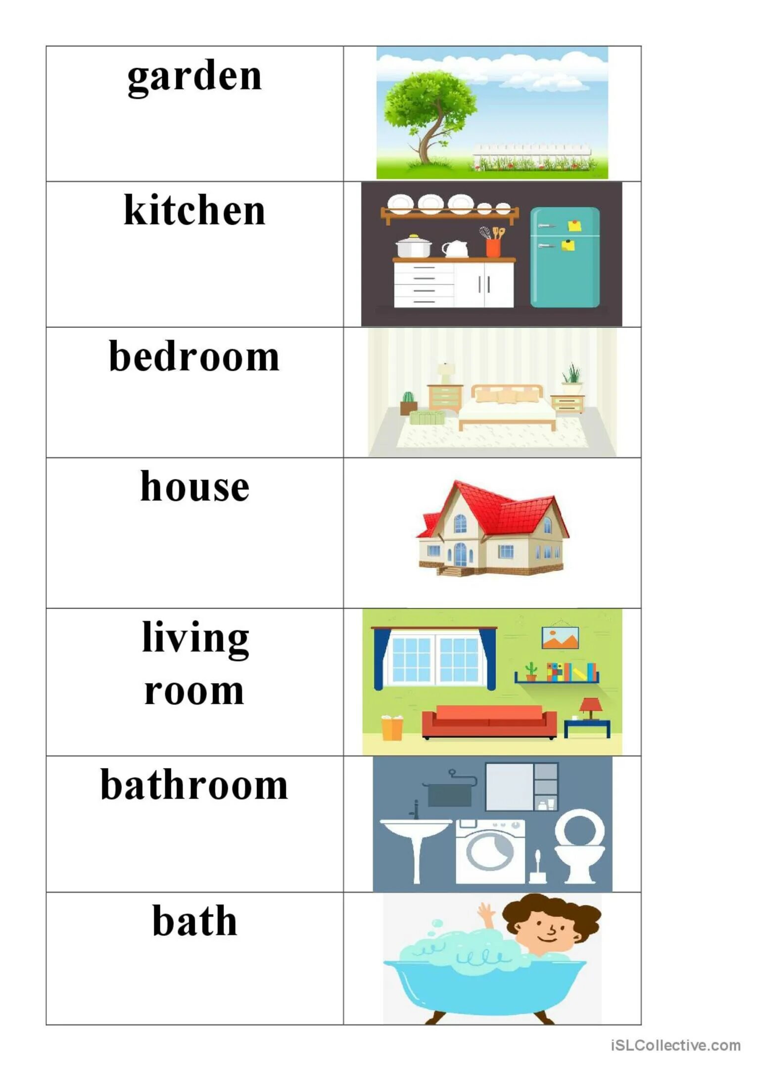 Garden bathroom bedroom living room. Rooms in the house карточки. my room карточки. карточки на тему my house. rooms in the house for kids с произношением.