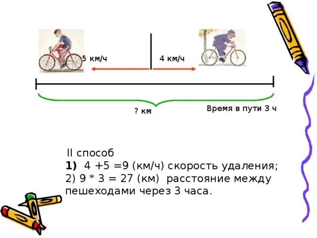 За первые 3 часа пешеход прошел 12