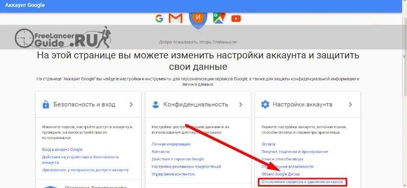 Безопасность аккаунта гугл. Гугл отключит аккаунты. Раздел безопасность gmail. Как отключить аккаунт гугл.