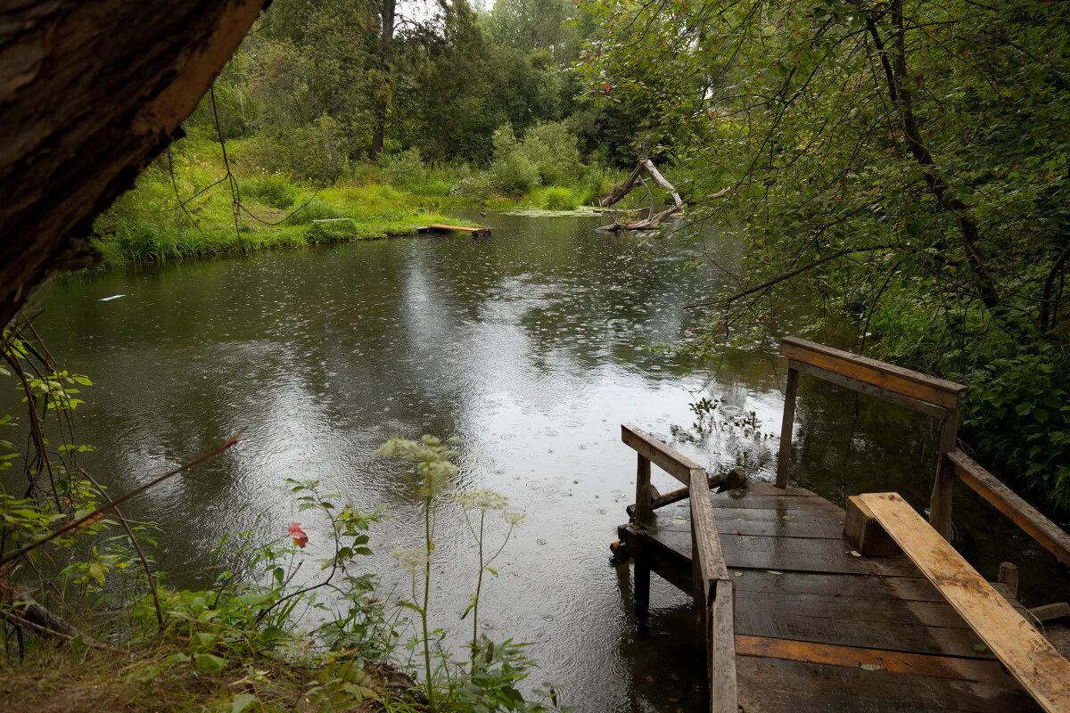 дождь на реке. перед грозой река шоша. ивантеевка после дождя. дождь на озере. летний дождь на реке.