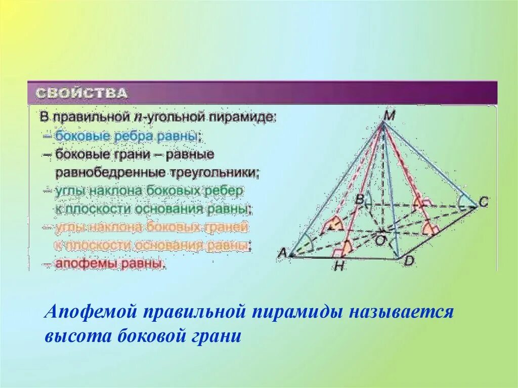 Что является основанием правильной пирамиды. Грани и ребра у правильной пирамиды. Правильная пирамида. Правильная пирамида презентация. В правильной пирамиде боковые ребра равны.