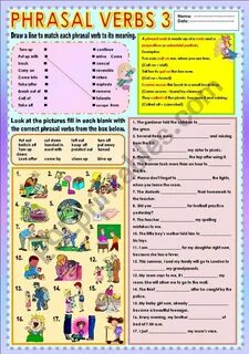 Phrasal verbs 3