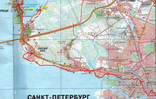 Как доехать до лисьего носа