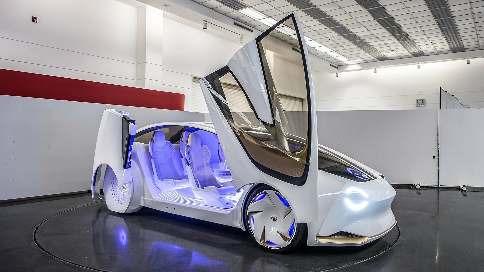 Продвинутые машины. Toyota Concept-i. Тойота электрокар концепт. Toyota электрокар 2020. Toyota 2030.