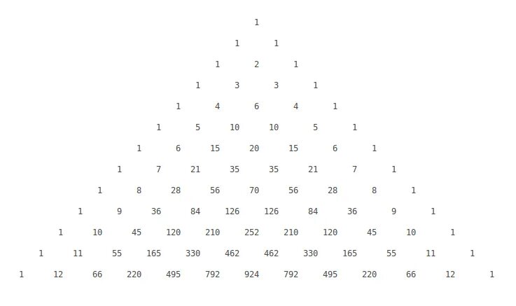 Треугольник паскаля сумма чисел в строке. Треугольник Паскаля до 12. Треугольник Паскаля 4 степень. Треугольник Паскаля 20. Треугольник Паскаля до 10.