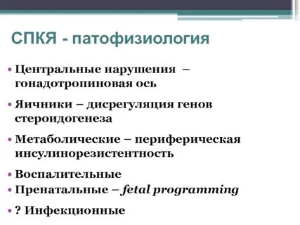Синдром поликистозных яичников что это