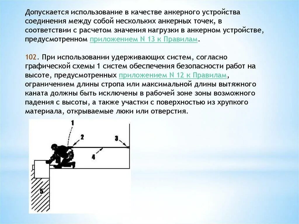 Использование в качестве анкерного устройства. Схема крепления анкерного устройства. Анкерное устройство для работ на высоте. Анкерная точка крепления. При этом допускается использование любых