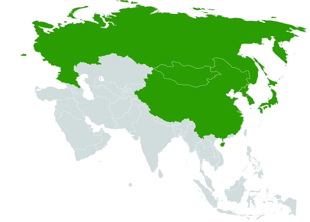 Северная Азия. North Eastern Asia. Northern Asia Countries. Asia region