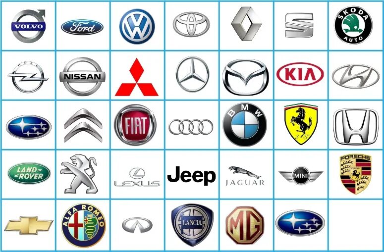 Марки автомобилей. Значки автомобилей. Марки авто значки. Марки машин распечатать. Логотипы автомобильных марок.