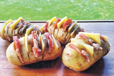 Картошка с беконом в фольге