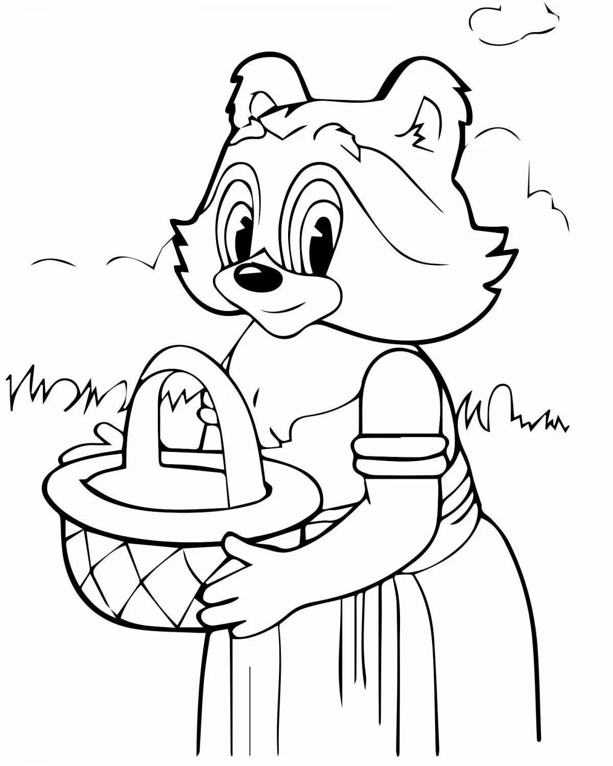 Енот раскраска для детей распечатать бесплатно Pin by Olga 1019 on РАСКРАСКИ Animal coloring books, Animal coloring pages, Cat