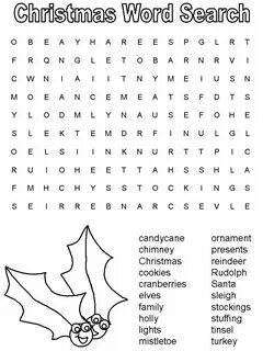 Christmas wordsearch