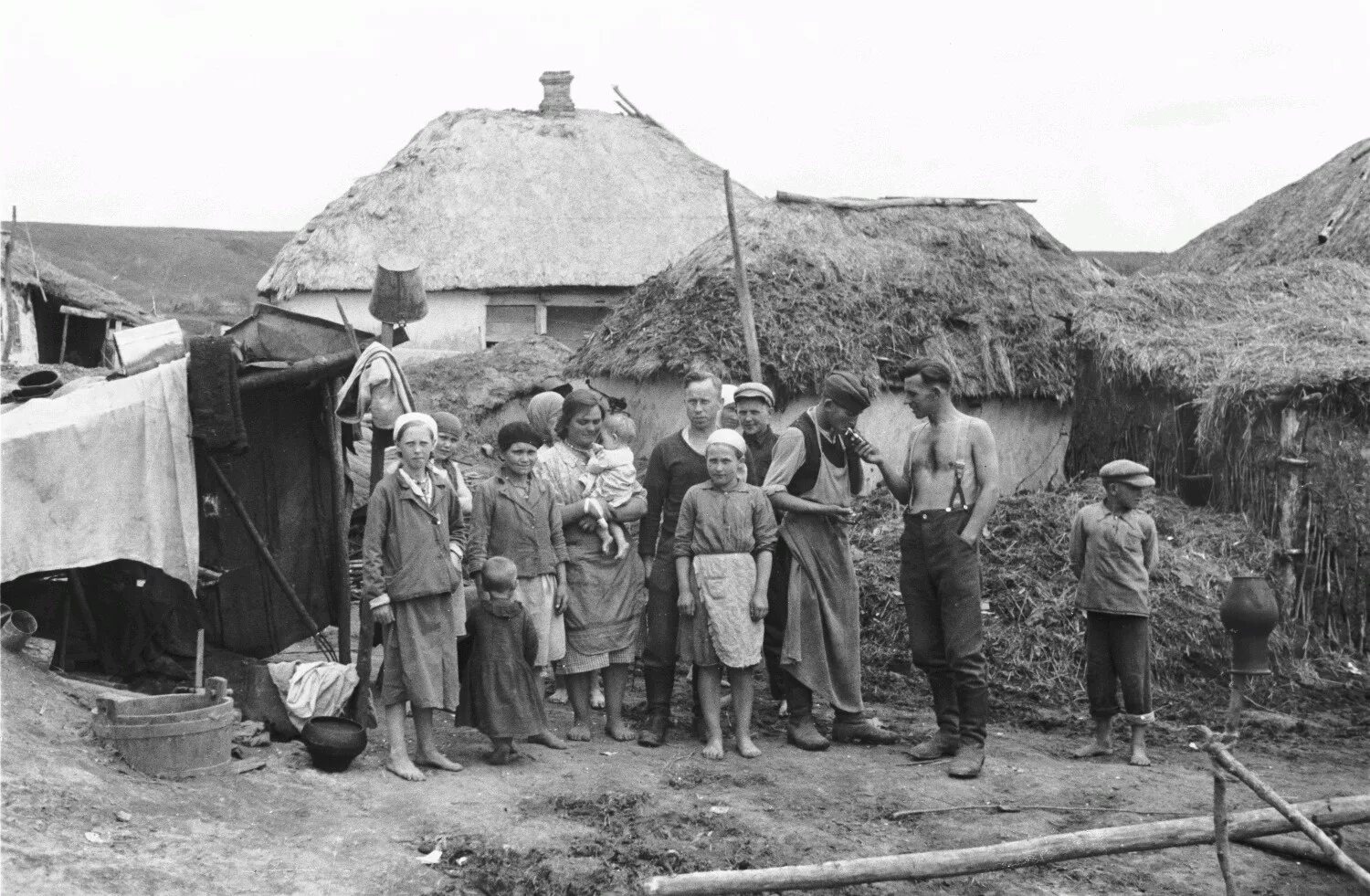 1942. Белгородская деревня на снимках Франца Грассера.