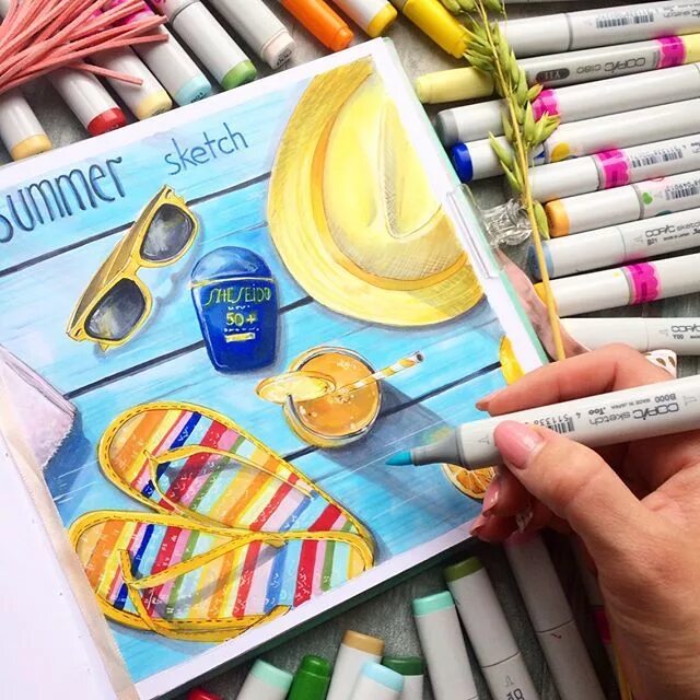 Скетчбуки sketchmarker