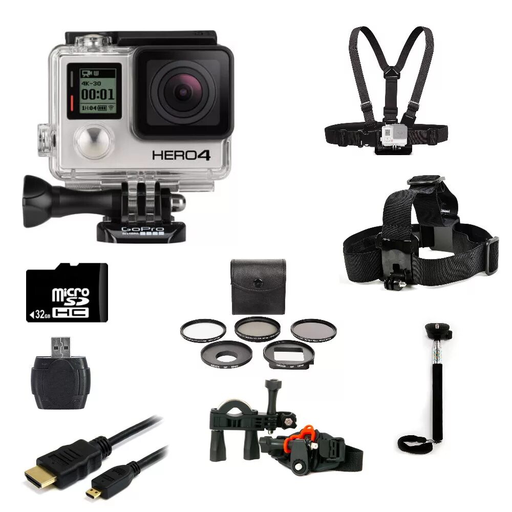 Hero 4g купить. Гопро Хиро 4. Видеокамера GOPRO hero4 Black. GOPRO 4 Black Edition. GOPRO Hero 4 комплектация.