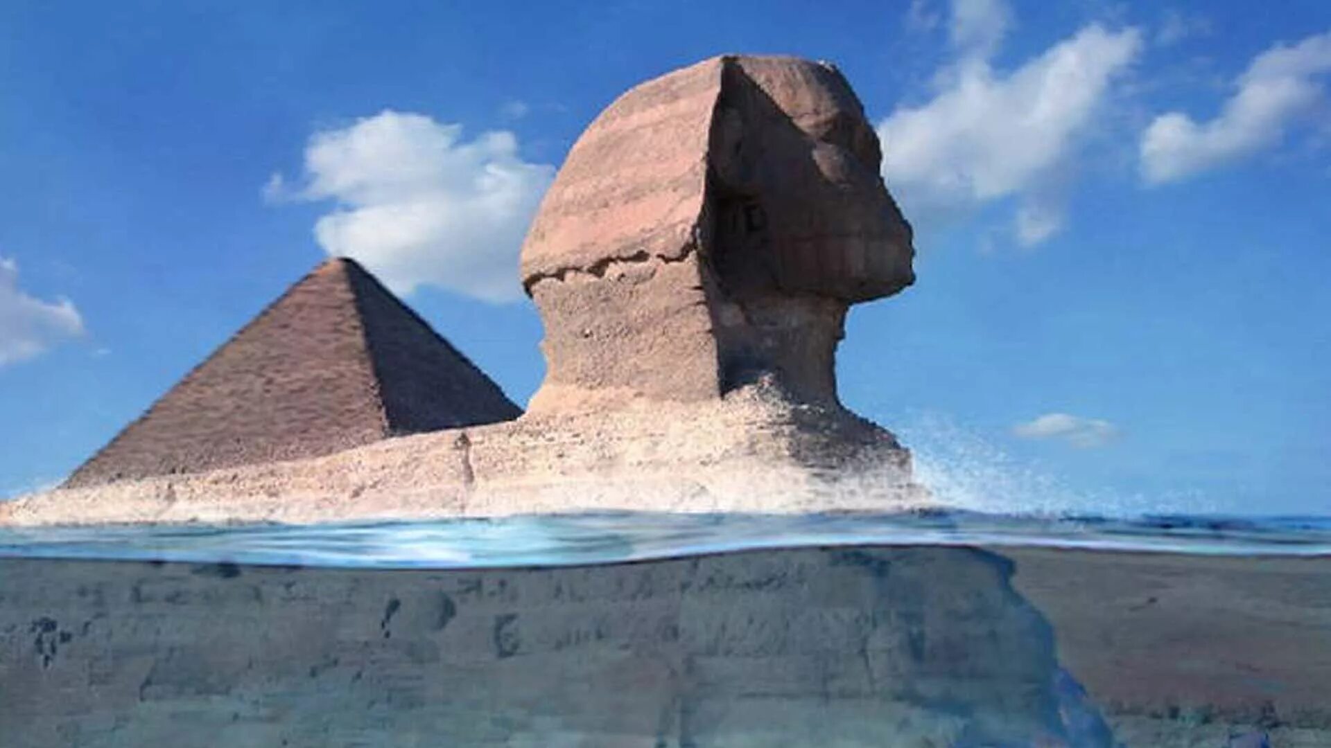 Сфинкс Египет. Египет сфинкс вода.