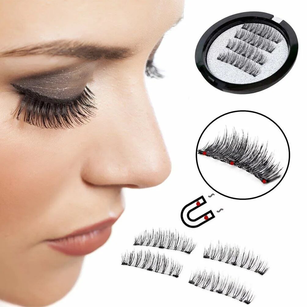 Magnetic Eyelashes - Noozia.com - YouTube