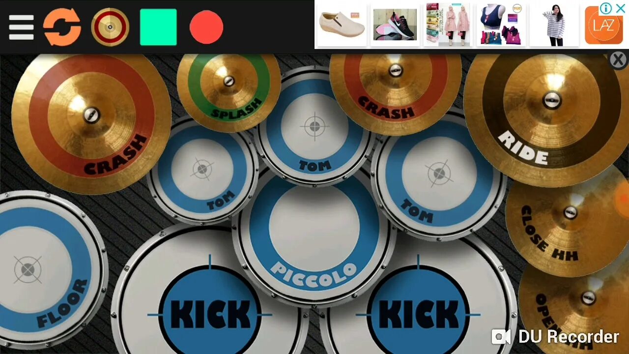 Drums record dance edit