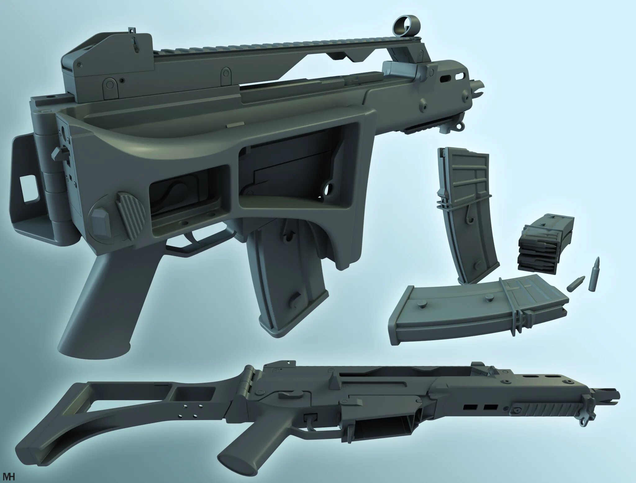 HK g36 Blueprints. HK g36c старкрафт. G36 прототип.