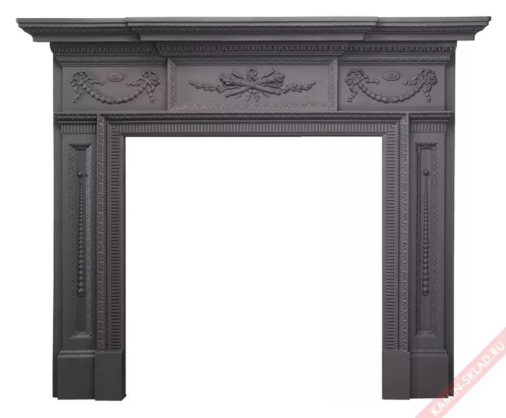 Купить портал для печи. Камин Stovax William IV Cast Iron Mantel. Английские камины Stovax. Чугунный портал Stovax. Камин Stovax (Великобритания) в сборе портал+топка (чугун). Портал 4301.