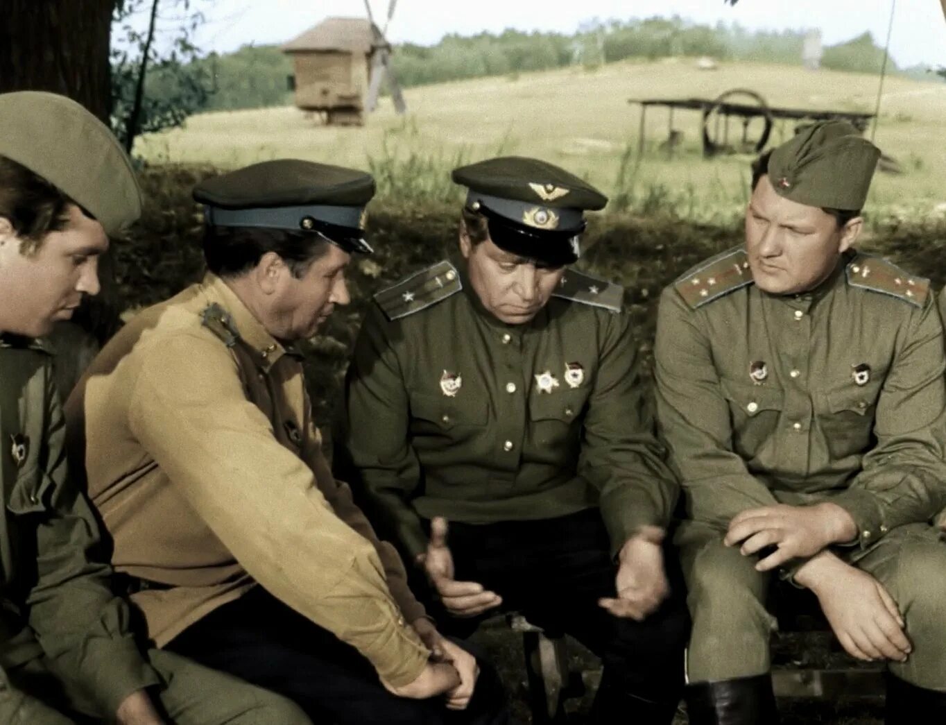 Реж. Быков, 1973. Кадры из фильмов о великой отечественной войне. Евгений урбанский баллада о солдате. В бой идут одни старики 1973.