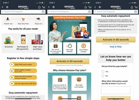 Amazon Pay Later service launched in India; lets you buy goods priced.