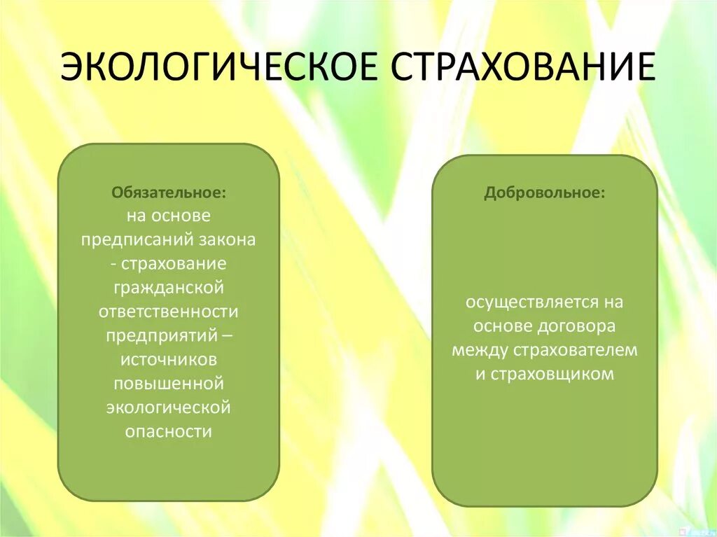 Виды экологического страхования. Экологическое страхование. Экологическое страхование страхование. Понятие экологического страхования. Экологическое страхование в рф