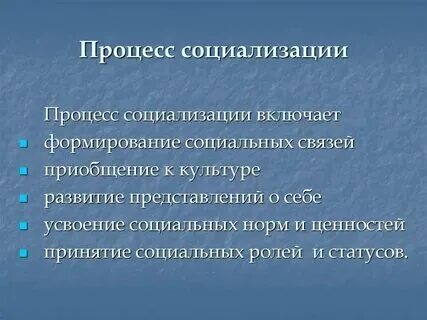 Процесс становления социальной сферы