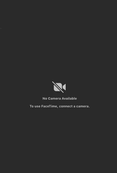 Camera not available. Camera not available