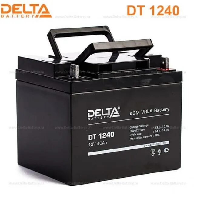 Аккумулятор 12v 40ah. DT 1240 Delta аккумуляторная батарея. Delta DT 1240 AGM 12v 40ah. АКБ-40 DT 1240 аккумулятор Delta. 12v 40ah аккумулятор Delta.