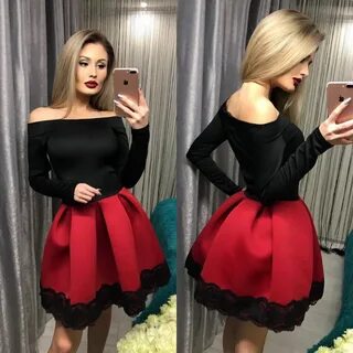 Платье с пышным верхом