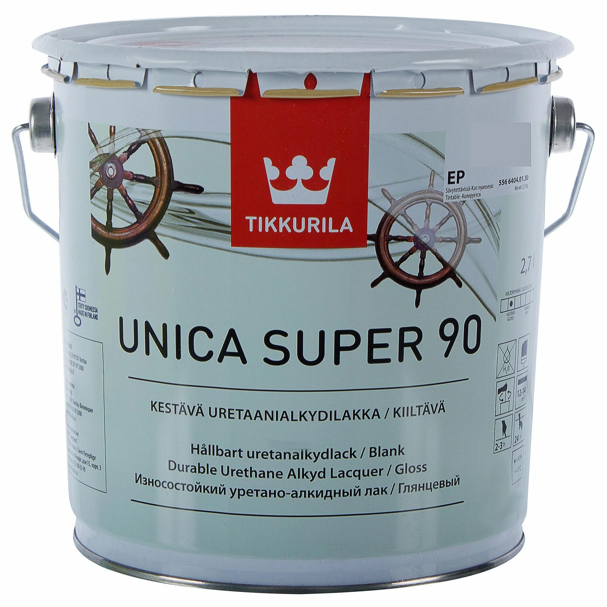 Купить лак в леруа мерлен. Tikkurila unica super 20 2,7 л. Лак Тиккурила Уника супер яхтный. Лак Тиккурила для дерева unica super. Лак для яхт Тиккурила.