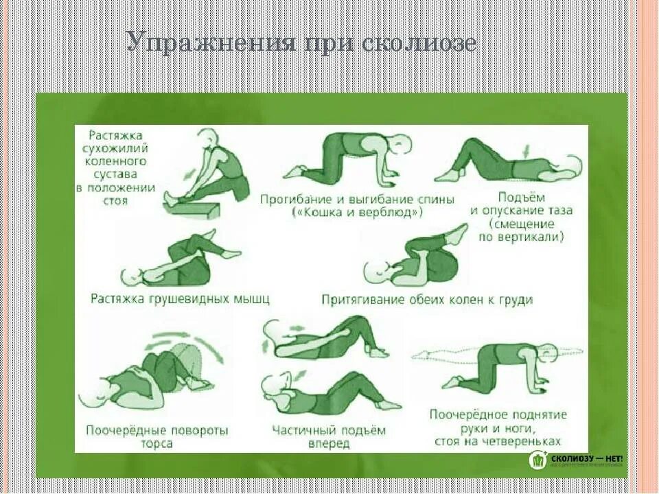 Искривление у взрослых упражнения. Упражнения лфк для спины при сколиозе 1 степени у детей. гимнастика лфк при сколиозе 2 степени. упражнения для сколиоза 3 степени. упражнения от сколиоза 1 степени для детей.