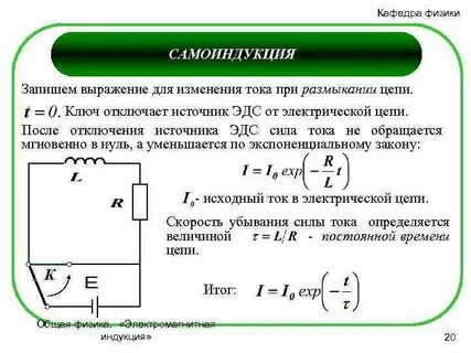 Как изменяется эдс