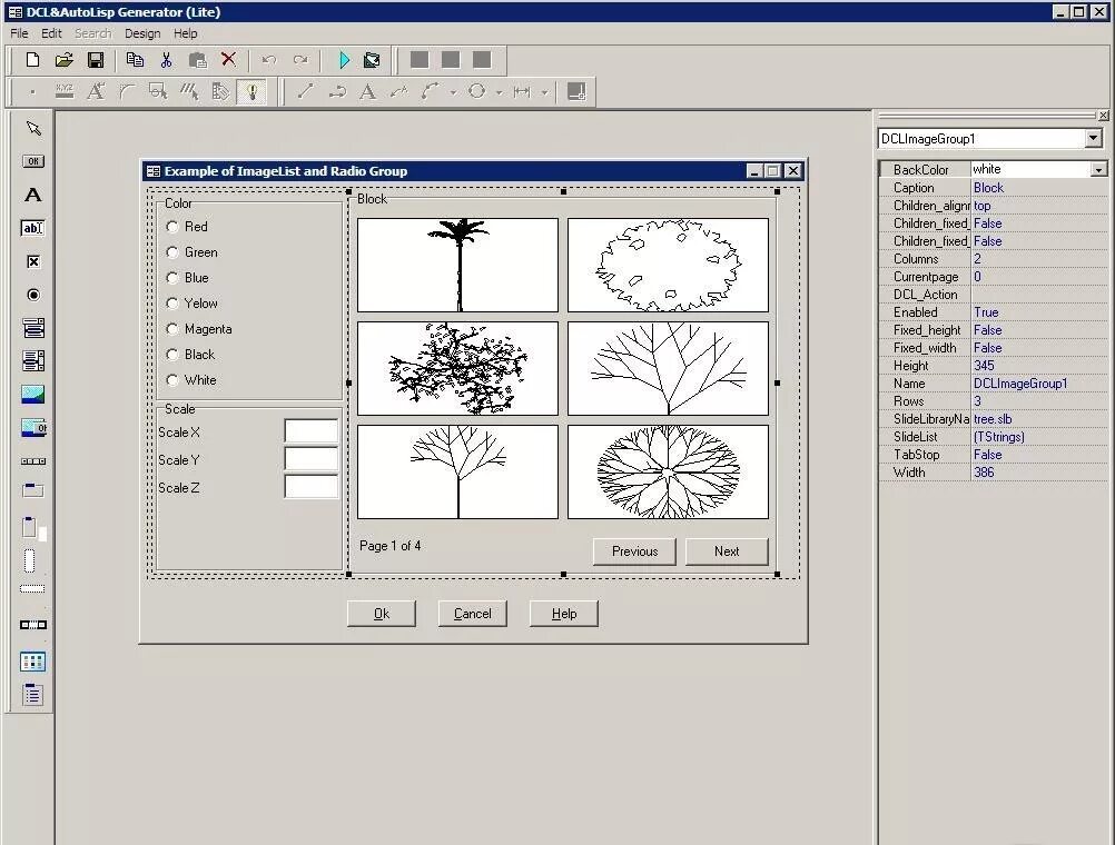 Visual generator