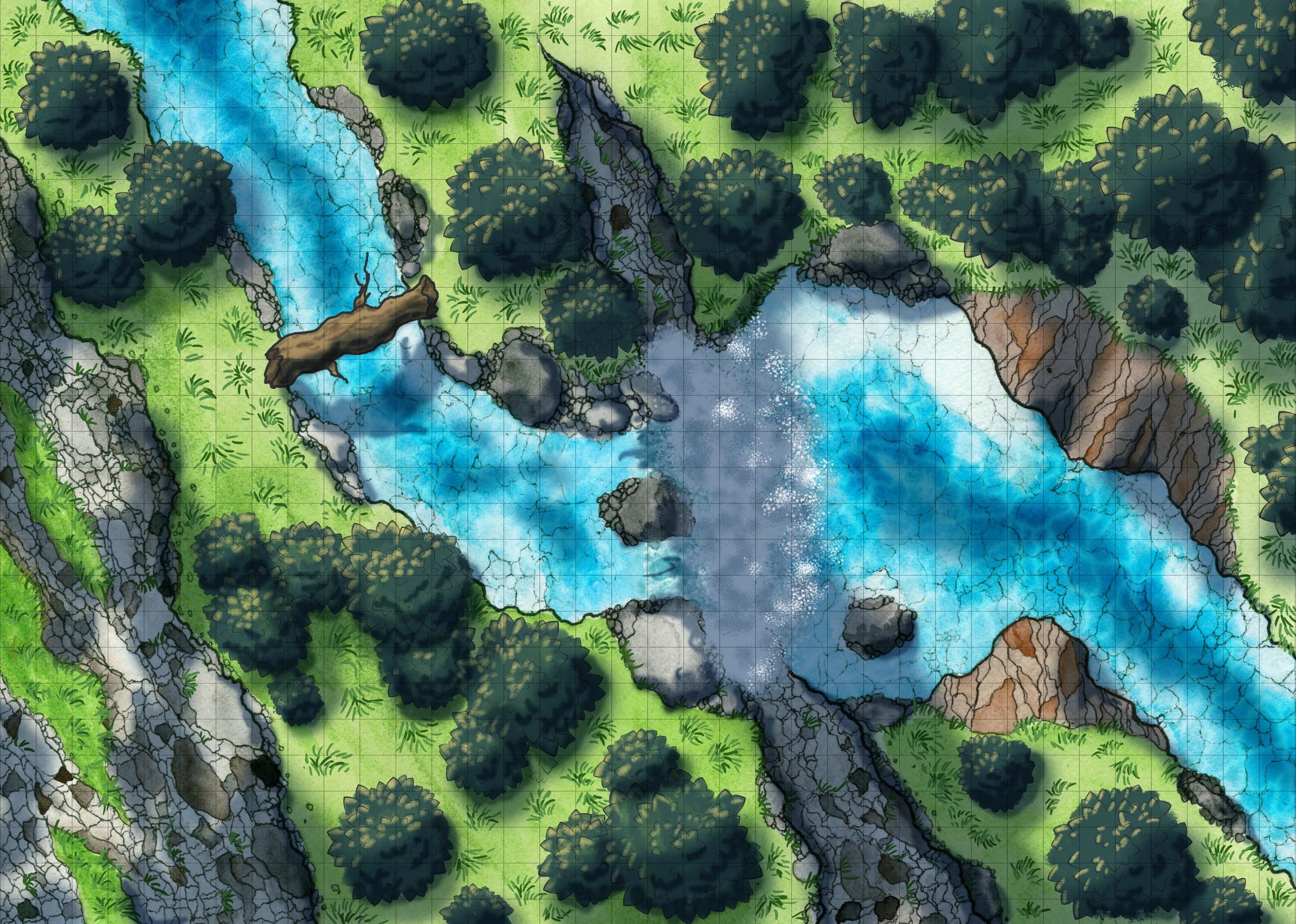Animated map. River Battle Map. Арт защита башни. Fantasia игра RPG A Diorama Adventure. 2d Fantasy RPG River Map.