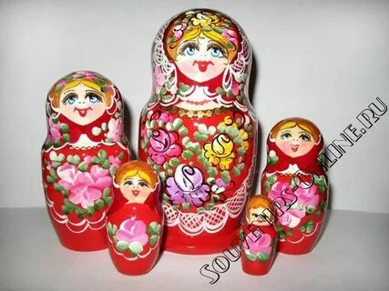 Богородская игрушка матрешка