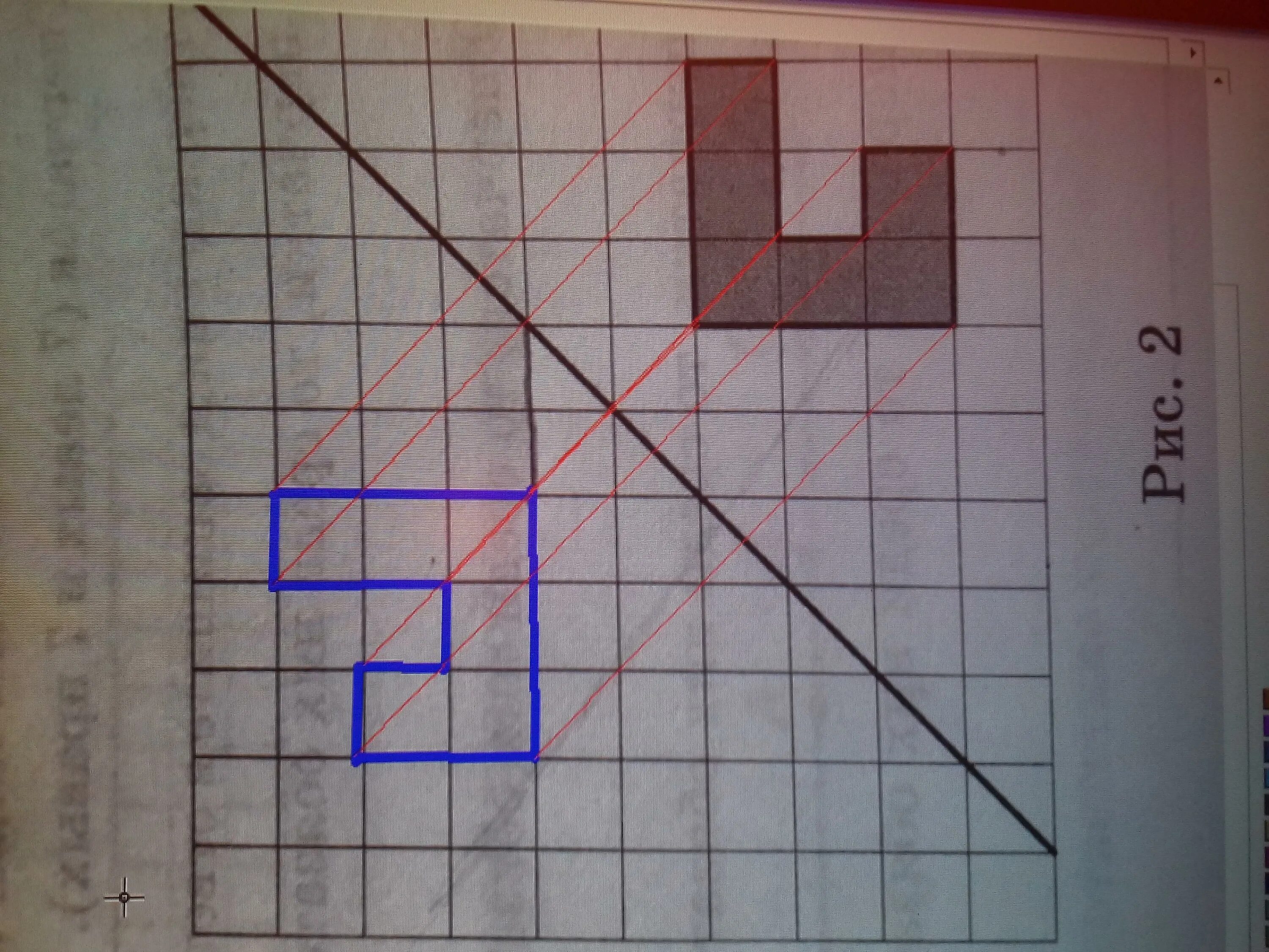На рисунке 1 на клеточной бумаге изображены. Симметричные относительно изображённой прямой. Симметричные фигуры на клетчатой бумаге. Нарисуйте фигуру симметричную данной относительно прямой. На рис 1 на клетчатой бумаге изображены фигуры.